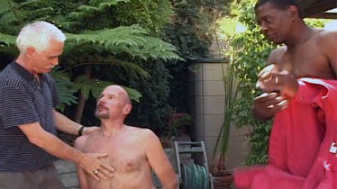 Photo of Daddie's backyard Threesome